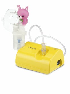 Детский компрессорный небулайзер OMRON Comp AIR C24 Kids для младенцев, детей более старшего возраста и взрослых.